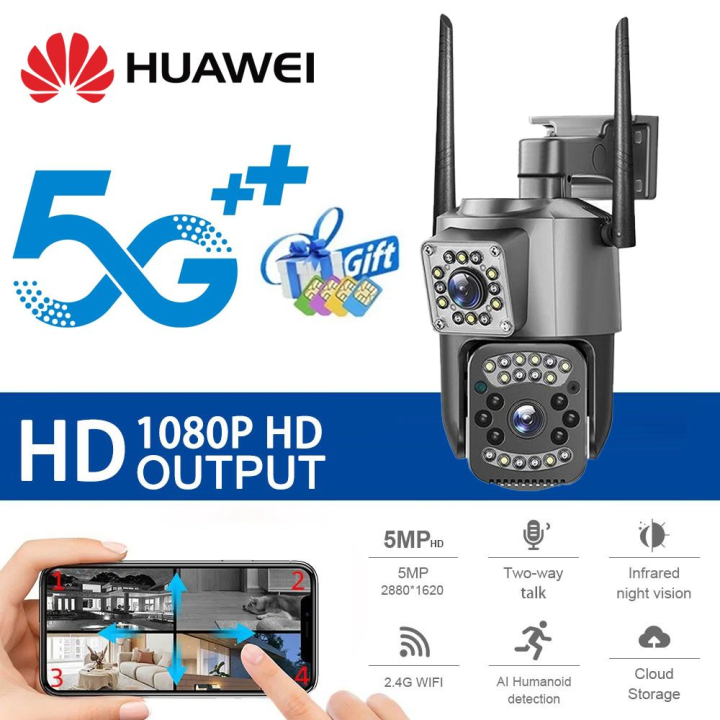 HUAWEI%205G%20CCTV%20Camera%20Connect%20Cellphone%20With%20Audio%20and%20Speaker%20Mini%20IP%20Security%20Camera%20Auto%20Tracking%20Night%20Vision%20Waterproof%20Alarm%20Surveillance%20CCTV%20Light%20Bulb%20Connect%20to%20CP%20Outdoor%20HD%20Wireless%20Two-Way%20Audio%20CCTV%20Camera%20-%20Image%202