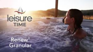 Leisure Time RENU2 Renew Non-Chlorine Shock Treatment Non-Chlorine Oxidizer for Hot Tubs and Spas Restores Water Clarity and Freshness Gentle on Skin 2.2 lbs