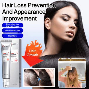 Polygonum Multiflorum Herbal Anti-hair Loss And Hair Growth Liquid Herbal Hair Care Essence Healthy Thick Hairline Care Anti-hair Loss Roller Essence Scalp Nourishing Liquid Make Hair Plump 浓密发际线护理防脱发滚珠精华
