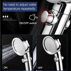 High Pressure Shower Heads with ON/OFF Switch