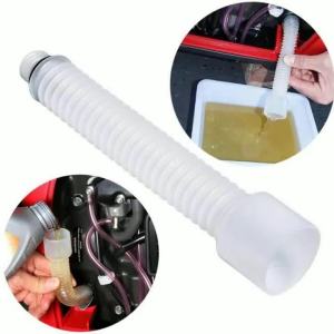 LDIES Brand New Oil Change Funnel Tool Part Environmentally Friendly Highly Elastic White For Automobile Maintenance EU1000 6T4N9