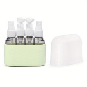 FGJHD 2/3/4 in 1 Travel Refillable Bottles Set Reusable Leak Proof Pump Lotion Bottles Travel Containers Portable Liquid Dispenser Bottle Shampoo
