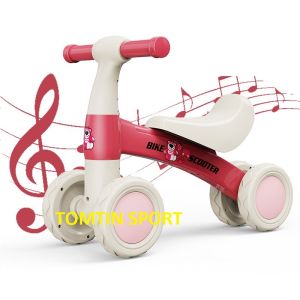 Xe chòi chân có nhạc cho bé 1-3 tuổi 4 bánh tự thăng bằng