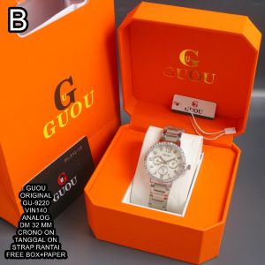 BISA CODJAM TANGAN WANITA GUOU ORIGINAL GO-9220 jam tangan wanita terbaru / jam tangan wanita termurah / jam tangan wanita kekinian / jam tangan wanita sultan / jam tangan wanita viral