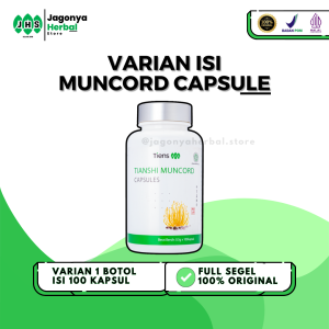 TIENS Muncord Capsule Suplemen Kesehatan Cordyceps 500mg Membantu Menjaga Kesehatan 5 Organ Vital