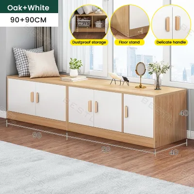 Bay Window Cabinet Floor Storage Cabinet Wooden Floor Cabinet Bedroom Besife Wardrobe Cabinet