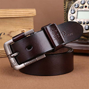 Mens Leather Leather Belt Mens Business Belt