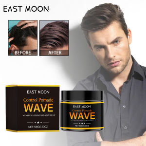 East Moon Mens Fixed Hair Wax  Durable Fixed Oil Head  Back Head Styling  Fragmented Hair Care  Fluffy and Natural
