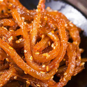 250g Honey/spicy Shredded eel dried Fish snacks instant sea food 蜜汁/香辣鳗鱼丝 小鱼干 北海特产 鱼肉零食 即食海味
