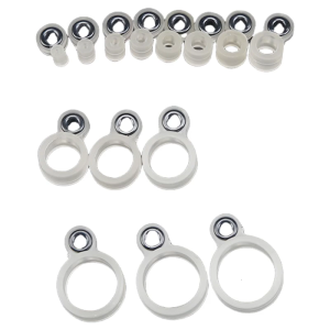 14Pcs/22Pcs O Rings Fishing Rod Wire Ceramic Rings Fishing Line Guide Different Size Rod Guide Rings Fishing Accessories