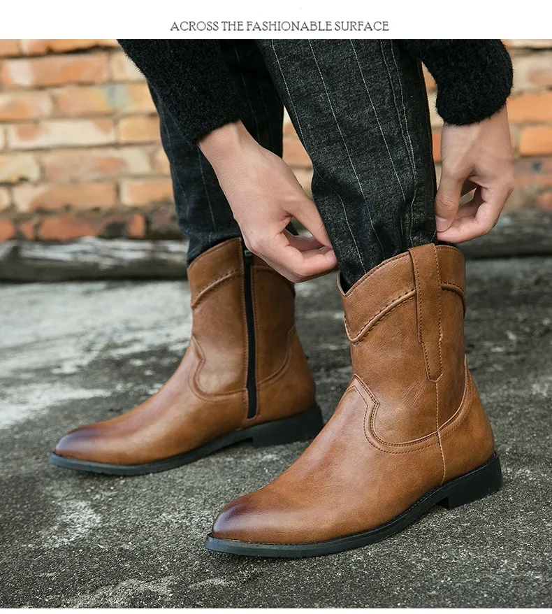 Big size outlet cowboy boots