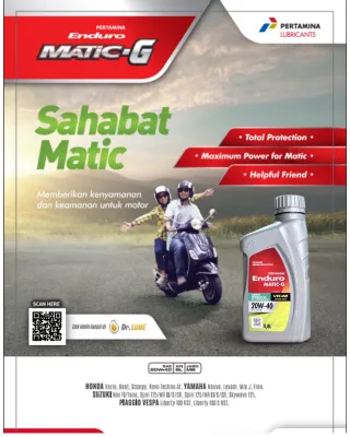 Oli Enduro Matic 10W30 1000 mL 100% ORIGINAL Pelumas motor Yamaha Nmax Aerox Honda Pcx Vario dll