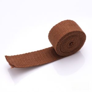 GOFIDIN 1.3mm Thickness Cotton Webbings Tape 1 Meter Length 20mm Width Backpack Label Band Durable Solid Color Bag Strap Ribbon For Bag Strap