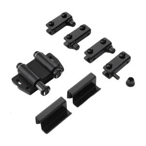 Double Head Magnetic Catches Closures Glass Door Hinge Clamp Bathroom Cupboard Catches Hardware Easy to Install