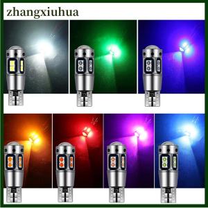 zhangxiuhua High Quality LED Width Indicator Light W5W T10 LED CANBUS 5W5 T10 3030 10SMD Bright Car Interior Side Light Marker Parking Bulb