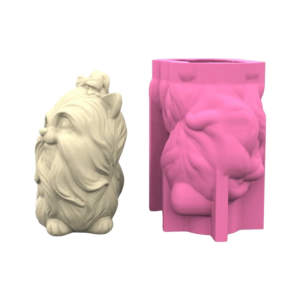 Silicone Mould Pen Holder Crafting Molds Dog Shape Succulent Vase Moulds for Creating Succulent Vases and Pen Holders