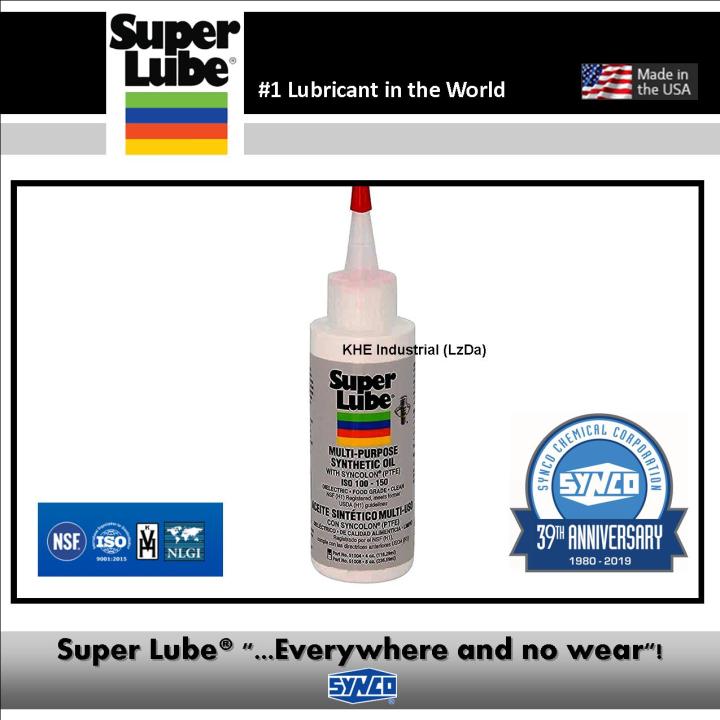 Super Lube 41160 Multi-Purpose Grease – NLGI 2 Food Grade Synthetic, 14.1oz Canister