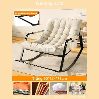 BMZAR ghế bập bênh thư giãn ghế lười có tựa lưng ghế bành ban công phòng khách giảm giá 50%