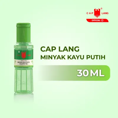 Cap Lang 1 Pcs Minyak Kayu Putih 30 ml - Memberikan rasa hangat Meringankan Sakit Perut Perut Kembung dan Rasa Mual