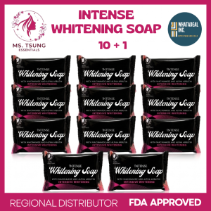 Ms. Tsung Intense Whitening Soap 10 in 1 Niacinamide Alpha Arbutin Face Body Bleaching Soap 135g For Daily Skincare Routine