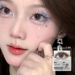 HIBOU-KÍNH ÁP TRÒNG MÀU CHỐNG UV-HOÀNG HÔN DỊU DÀNG ( 1 CHIẾC )