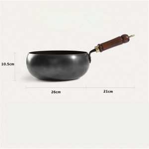 LUMIYA Đáy phẳng Chảo chống dính Không có lớp phủ Dụng cụ nấu ăn Chảo đa năng Bền bỉ Không dính Chảo rán Nhà bếp