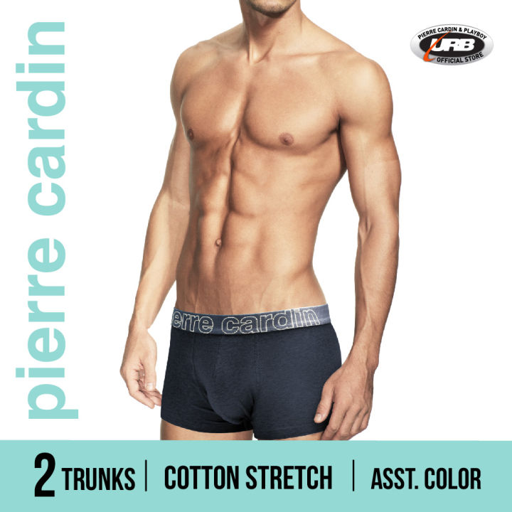 2 Pieces) COTTON STRETCH Pierre Cardin Men's Shorty Underwear - PC4038-2S