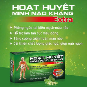 Hoạt Huyết Minh Não Khang Extra Dân Khang giúp hoạt huyết dưỡng não ngủ ngon giảm rối loạn tiền đình