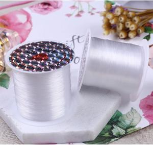 nylon beaded line 0.2-0.6 mm bracelet line non-elastic fishing line transparent non-elast DIY Clear crystal rope