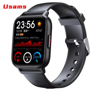【READY STOCK】Usams 2022 new big screen smart watch bluetooth heart rate women men smart watch blood oxygen temperature sports bracelet cross-border smart watch oximeter xiaomi huawei watch