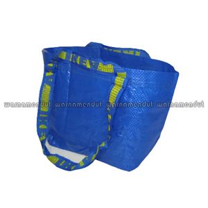 Tas belanja plastik kecil serbaguna ukuran 25.5x26x17.5cm WMO IK5474