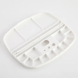 สีขาวหอยรูปไข่สี Palette ศิลปะนักเรียนกลางแจ้งจิตรกรรมกล่องสีสีน้ำ/อะคริลิอเนกประสงค์ร่างจาน