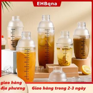 [COD] EHBqna 3PF Ship within 24 hours Nhựa Cocktail Shaker Tay Shaker Cup Với Quy Mô 350Ml 530Ml 700Ml 1000Ml Sữa Trà Rượu Uống Shaker Thanh Công Cụ