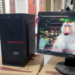 Máy vi tính văn phòng học tập văn phòng game nhẹ i3 2100 ram 6g màn hình 19in 1366x768 tặng phím chuột