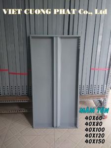 Kệ sắt lỗ 1 tầng. Mã số: V40.02 (D60cm x R40cm x C60cm). Mâm lẻ (60x40) mua lắp thêm