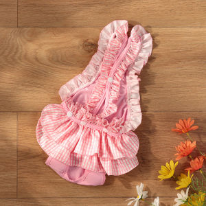 Cute Ruffle Skirt Dog Diaper PantsSanitary Physiological Underwear