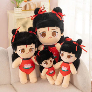 Gấu bông Na Tra (Natra) áo yếm hoa sen siêu hot chuẩn form xịn đẹp (28cm---70cm) hàng cao cấp chất lượng cao an toàn cho trẻ nhỏ