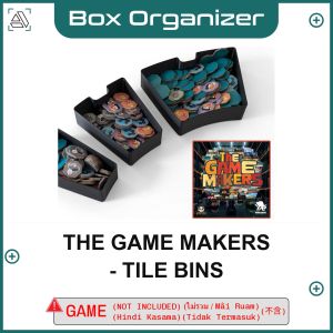 The Game Makers - Tile Bins Board Game Box Organizer Insert