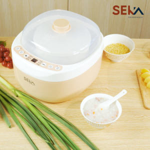 Nồi Hầm Cháo Chậm Cho Bé SEKA dung tích 1-2 LítNồi Đa Năngnồi hầm cách Thủy 4 in 1Nấu Cháo Chậm Hẹn Giờ Thông Minh nồi ninhnồi khonồi nấu cháo ruột nồi được làm bằng sứ tráng men an toàn tiện lợi hàng cao cấp BH 12 THÁNG