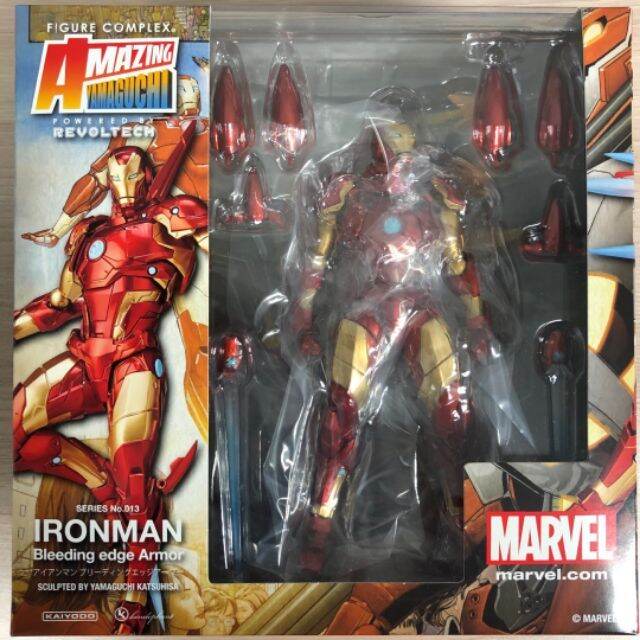 ☚Revoltech Amazing Yamaguchi Ironman Iron man Bleeding Edge Armor ...