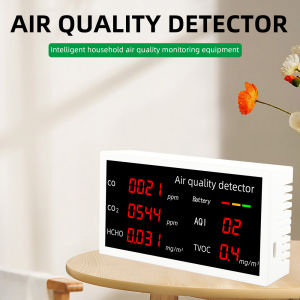 W17 Portable CO2 Meter High Accuracy Mini Air Quality Detector CO CO2 HCHO TVOC AQI Air Quality Detector