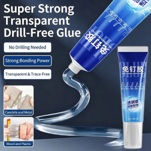 Transparent Adhesive Tape Transparent Glue/No Nails/Decorative Protection/Clear Wall Shelf Storage For Bathroom Kitchen/Home Users