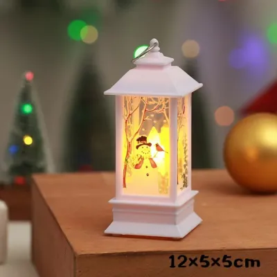 Christmas LED Light House Xmas Gift Ornaments Christmas DIY lights House XMAS Home Decor Pendant