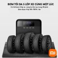 Máy Bơm Lốp Ô Tô Xe Hơi Mini Xiaomi 70MAI TP03 Đa Năng Thiết Kế Nhỏ Gọn Tính Cơ Động Cao, Bơn Được Tất Cả Các Lốp Ròng Xe cực Nhanh Siêu Bền, Màn Hình Hiển Thị Kỹ Thuật Số Gúp Bạn Bơm Chính Xác Áp Suất Chuẩn. 