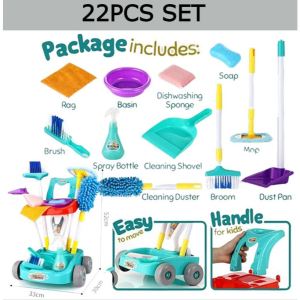 Ready Stock Kids Toys Pretend Play Cleaning Toys Pretend Play Housekeeping Vacuum Cleaner Mainan Pembersihan Kanak
