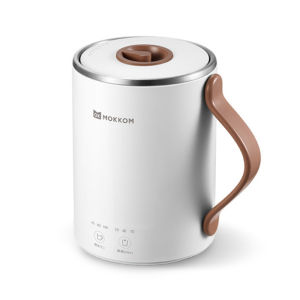 Mokkom Electric Thermos Cup 500ML | Mini Multifunctional Slow Cooker for Herbal Tea & Porridge | Auto Shut-Off防干烧 | Portable Kettle for Office/Home Use