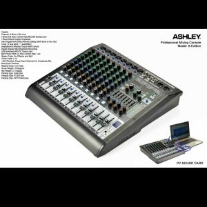 mixer ashley 8-edition mikser ashley  8edition8 mixer audio ashley edition 8 ch original