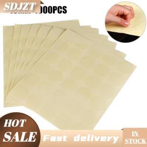 SDJZT Nhãn dán tròn trong suốt 1000 15mm nhãn tròn trong suốt nhãn niêm phong PVC hình tròn