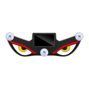 Demon Eye Solar LED Car Ambient Light Wireless Suction Cup USB Rechargeable Breathing Atmosphere Lamp