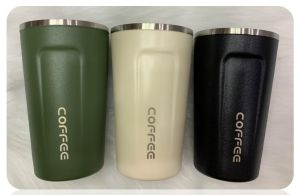 Ly giữ nhiệt bình coffee Inox 2 lớp SUS 304 nắp bật tiện dụng 510ml